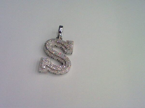 10KT 0.45CT D-MICROPAVE INITIAL "S"