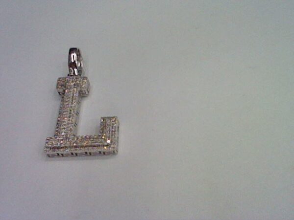 10KT 0.28CT D-MICROPAVE INITIAL "L"
