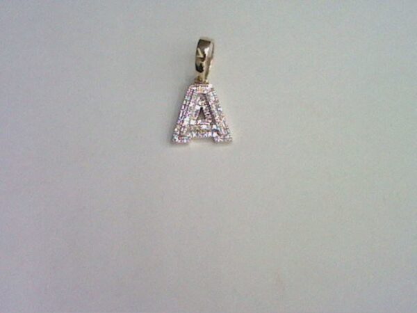 10KT 0.11-0.14CT D-MICROPAVE INITIAL "A"