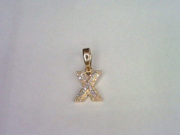 10KT 0.13-0.14CT D-INITIAL "X"