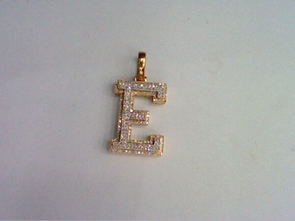 10KT 0.40-0.42CT D-MICROPAVE INITIAL "E"