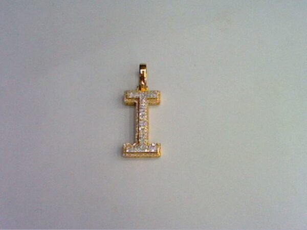 10KT 0.24-0.25CT D-MICROPAVE INITIAL  "I"