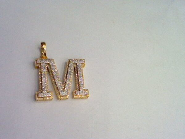 10KT 0.72-0.73CT D- MICROPAVE INITIAL "M"
