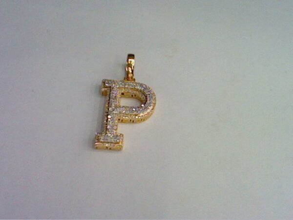 10KT 0.34-0.35CT D- MICROPAVE INITIAL "P"